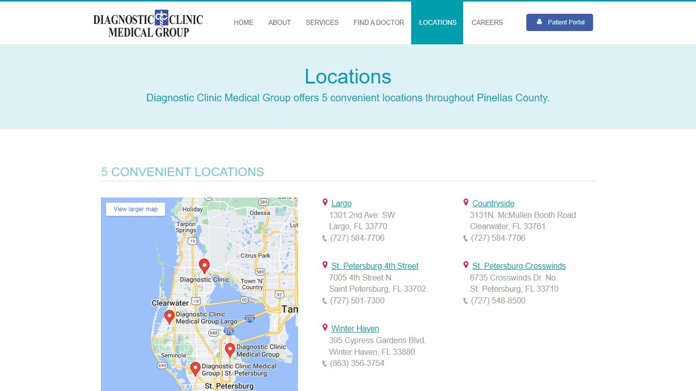 Find a Location | Diagnostic Clinic - dc-fl.com