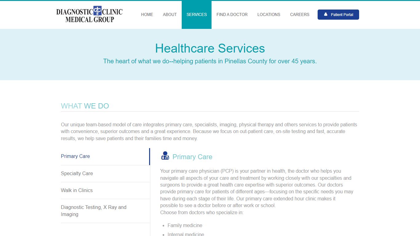 Healthcare Services | Diagnostic Clinic - dc-fl.com