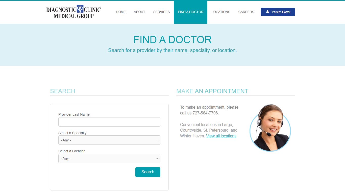 Find a Doctor | Diagnostic Clinic - dc-fl.com